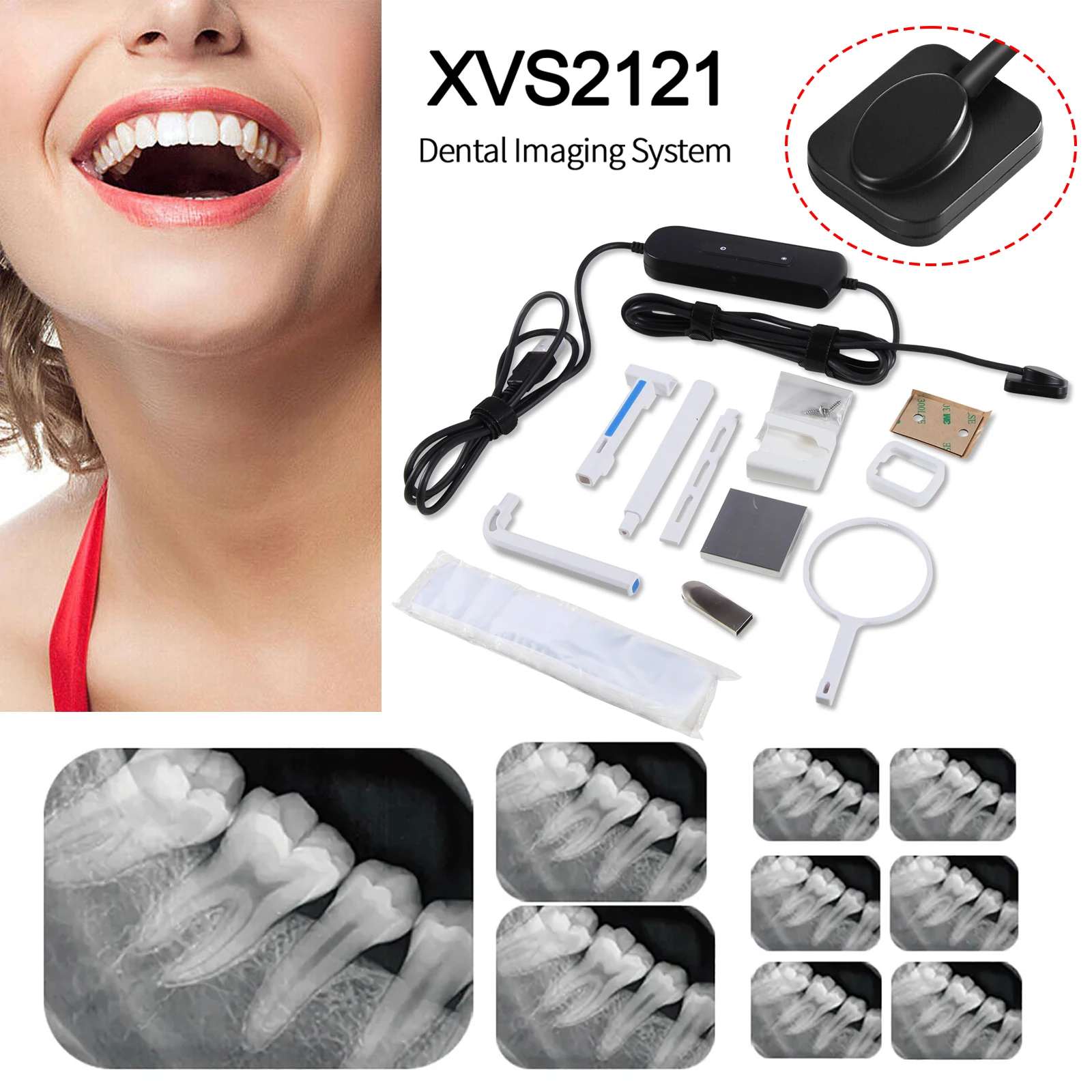 Dental Holder Radiovisiograph Digital Sensor Intraoral Imaging System HD Image