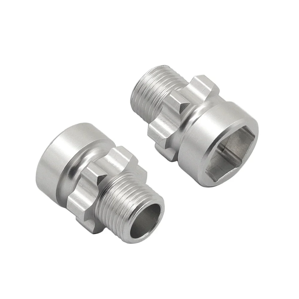 Metal 12mm to 17mm Splined Wheel Hex Hub Adapter for Traxxas 1/10 Slash 2WD 4X4 Rustler Stampede 2WD 4X4 RC Car Upgrade Parts