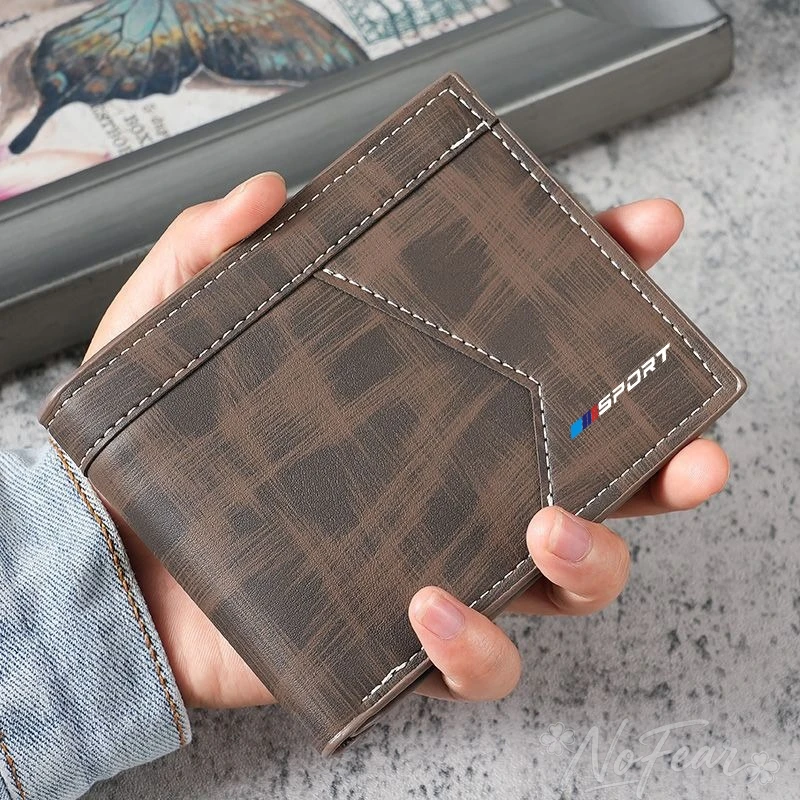 

Casual Retro Wallet Capacity Multi-Card Slot Coin Purse For BMW 1 3 5 Series G30 G20 F30 F10 E60 X1 X3 E70 F15 F48a Key Case