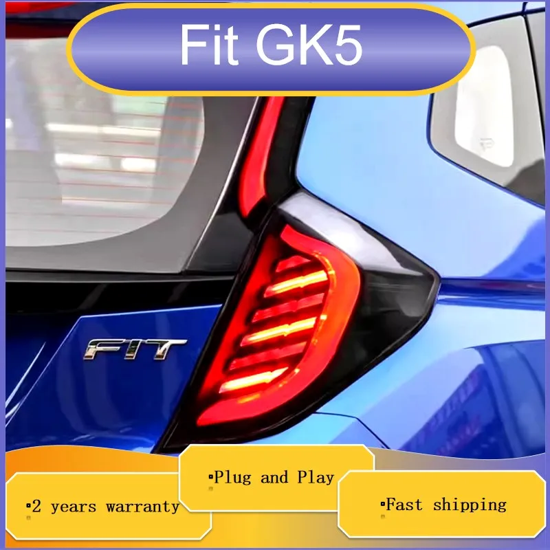 

Стайлинг автомобиля для Honda Fit GK5 задний фонарь 2014-2017 подходит задний фонарь задний ДХО противотуманный тормоз сигнал поворота заднего хода