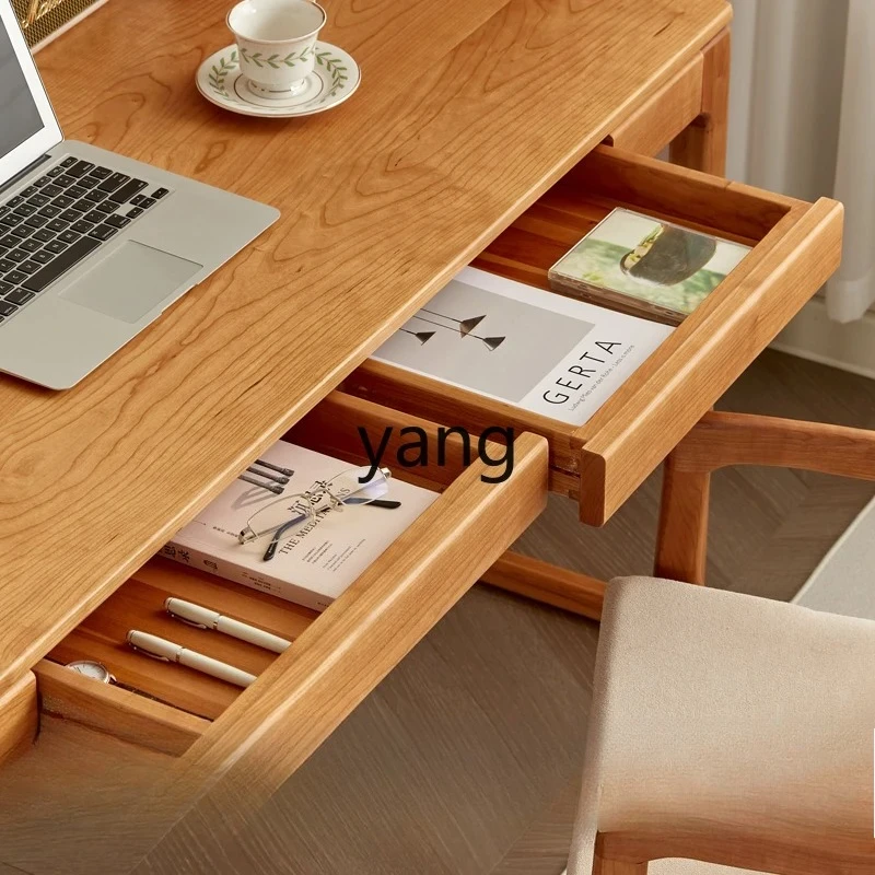MM household simple solid wood desk study table home office small apartment study computer desk