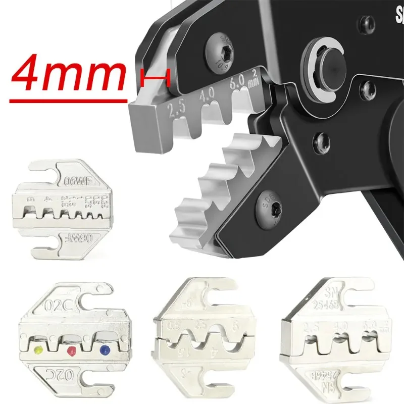 Обжимной инструмент, плоскогубцы, легкосплавные губки SN-2546B 58B 02C 06WF 06 48B 28B 2549, используемые для обжимных клемм, ширина щетки 4 мм