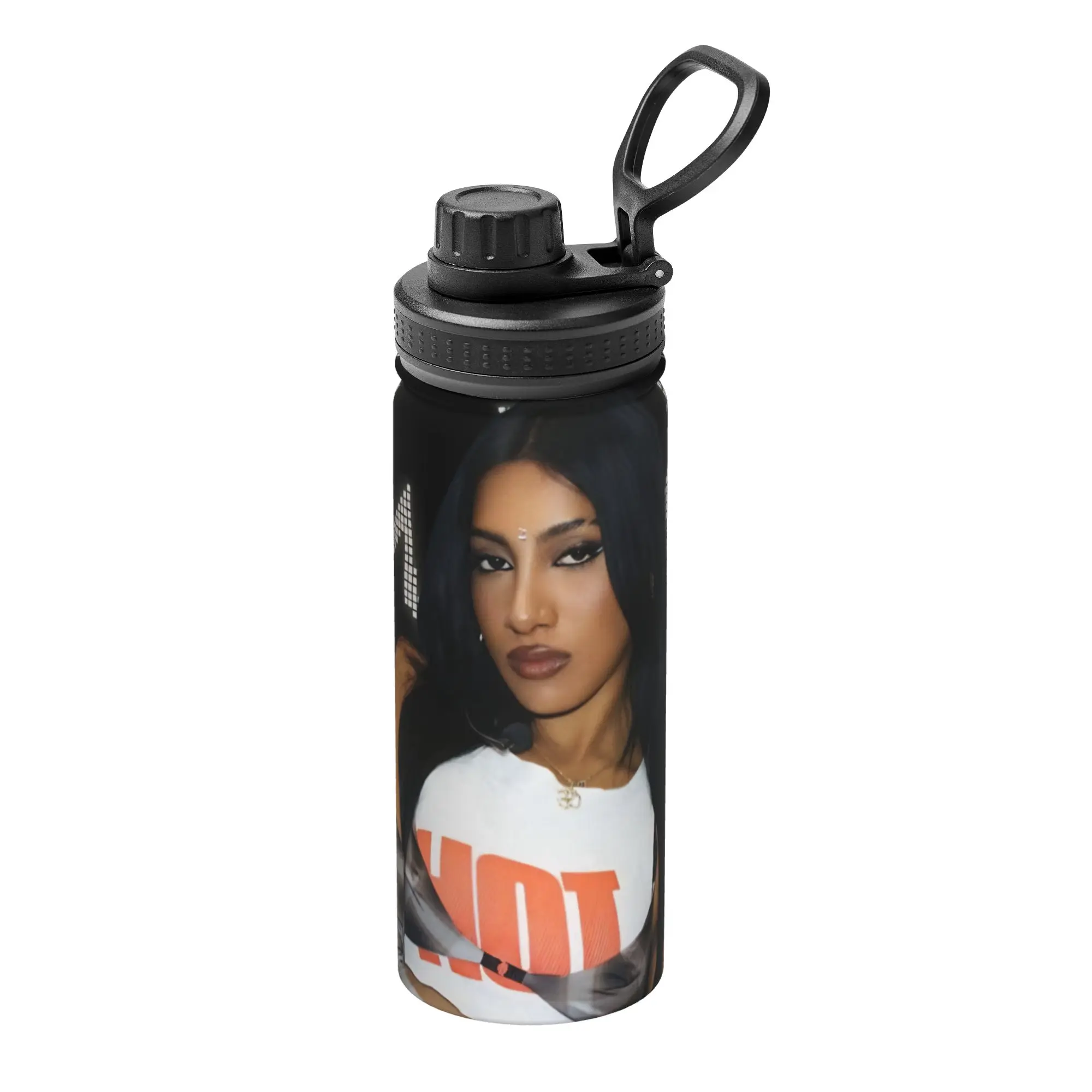 Katseyes Lara Kpop Girl Group 18OZ Sports Insulated Kettle  Thermal Cup Vacuum Flask Travel Outdoor Mugs Water Bottle