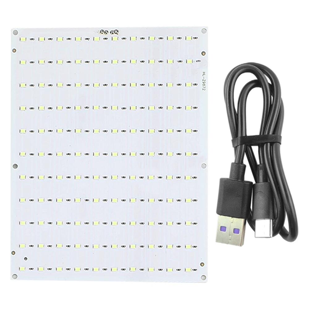 Kit elettronico per scheda retroilluminazione a LED fai-da-te Illuminazione per cornici per foto Accessori per la stampa 3D Kit per pratica di saldatura PCB Interfaccia USB 5V