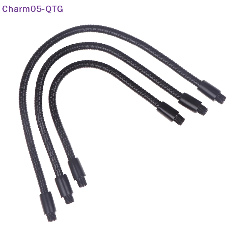 New 1Pc LED Gooseneck Metal Hose Dia 6MM Bendable DIY Black Shaping Universal Soft Tube For Table Lamp Spotlight Floor Lamp