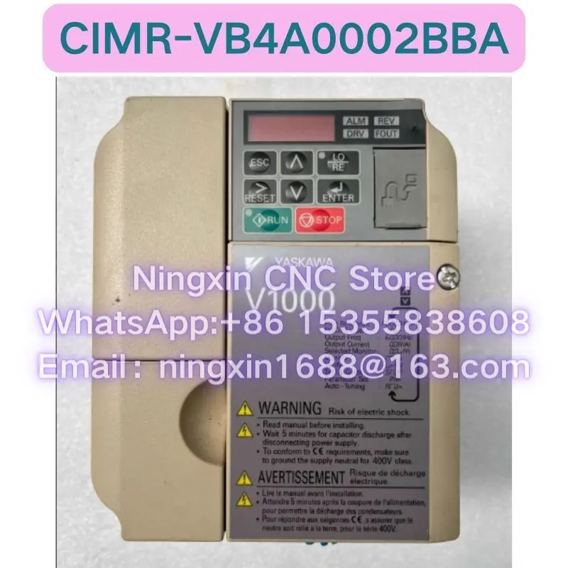 

Б/у инвертор CIMR-VB4A0002BBA. Функциональный тест пройден. Быстрая доставка.