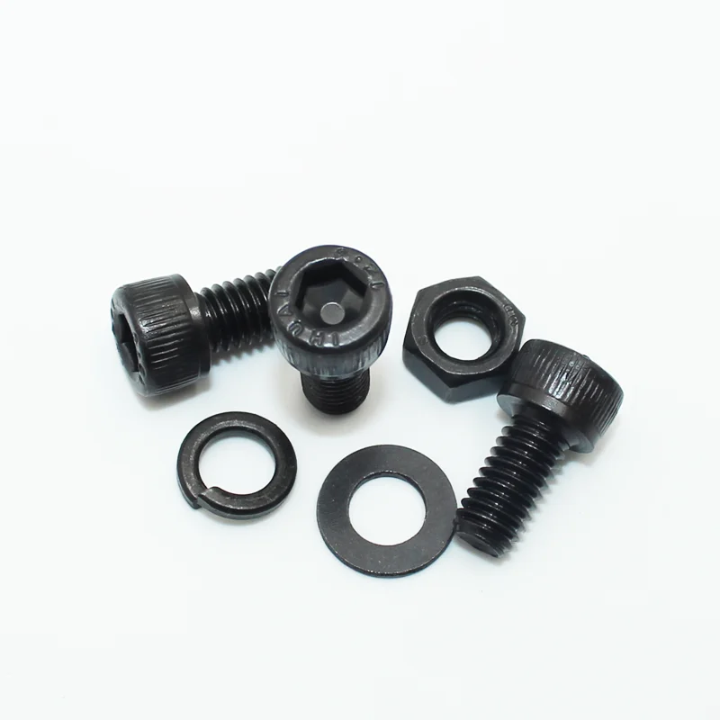 2500 bis 400 schwarzes Innensechskantschrauben-Set M2 M2,5 M3 M4 M5 M6 DIN912 12,9 Innensechskantmutter Stahl-Halbrundkopf-Innensechskantschrauben – Detail 6