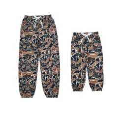 Wholesale Women Boutique Trousers Pajamas Pants Adjustable Adult Camo Bottoms Comfortable Parent-child Matching Clothing