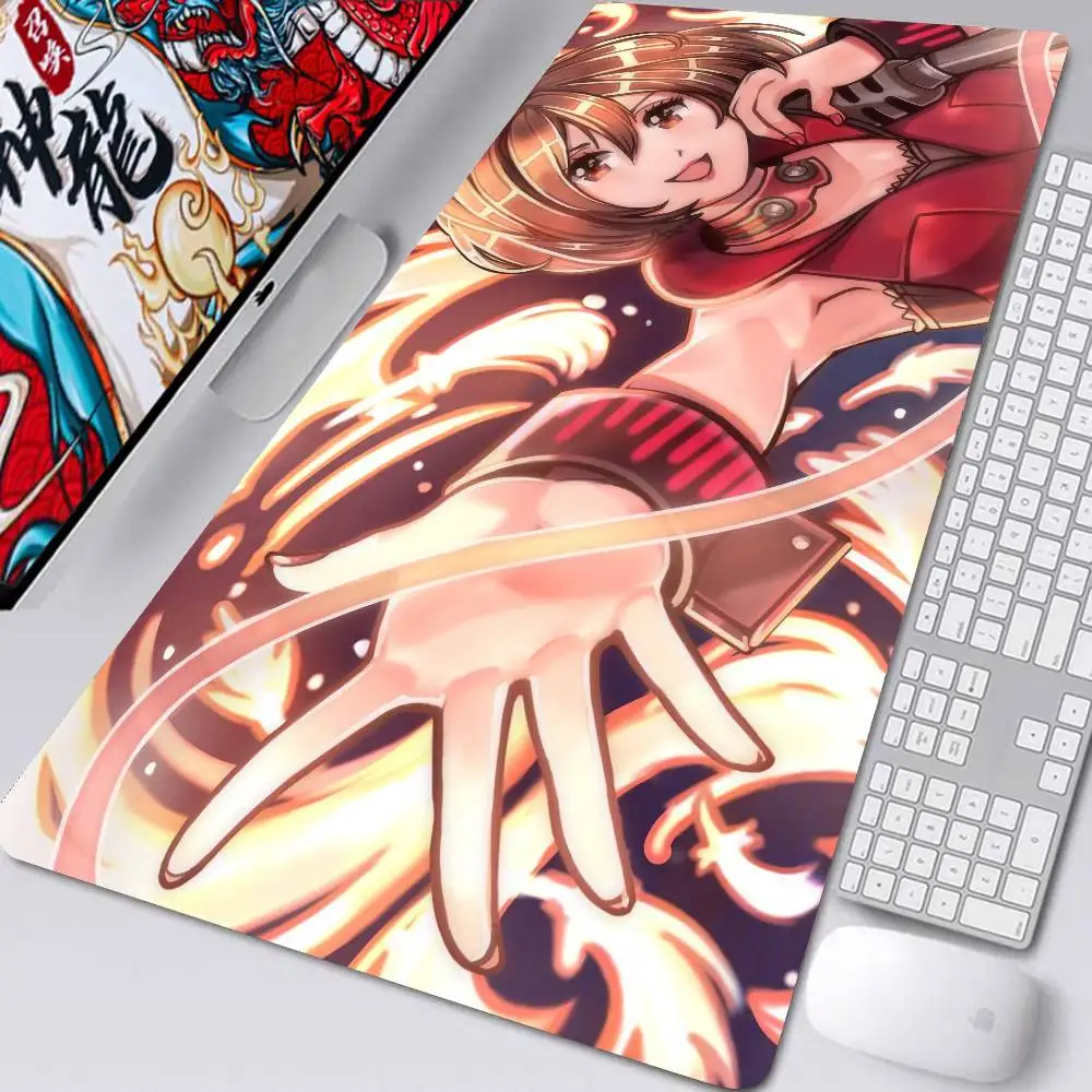 Virtual Idol M-MEIKO Mousepad Non-slip Suitable For Office Computers Laptops E-sports Game Desk Mats XXL Keyboard