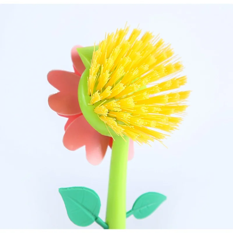 Vase Shape Pot Wash Brush Kitchen Supplies Wash Pot Brush Kitchen Dish Sink Hearth Long Handle Cleaning Tool