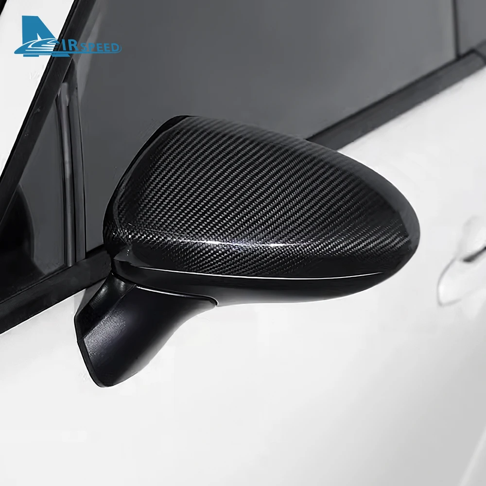 Real Hard Carbon Fiber Cover For Subaru BRZ Toyota GR86 2021 2022 2023 2024 Car Rearview Mirror Dry Carbon Rear View Mirror Cap