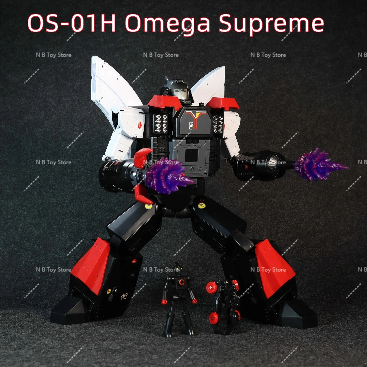 [IN STOCK] Transformation OS-01H OS01H Omega Michael Enormous Dragon Defensive Fort Base Headlight with Motor Track Figure