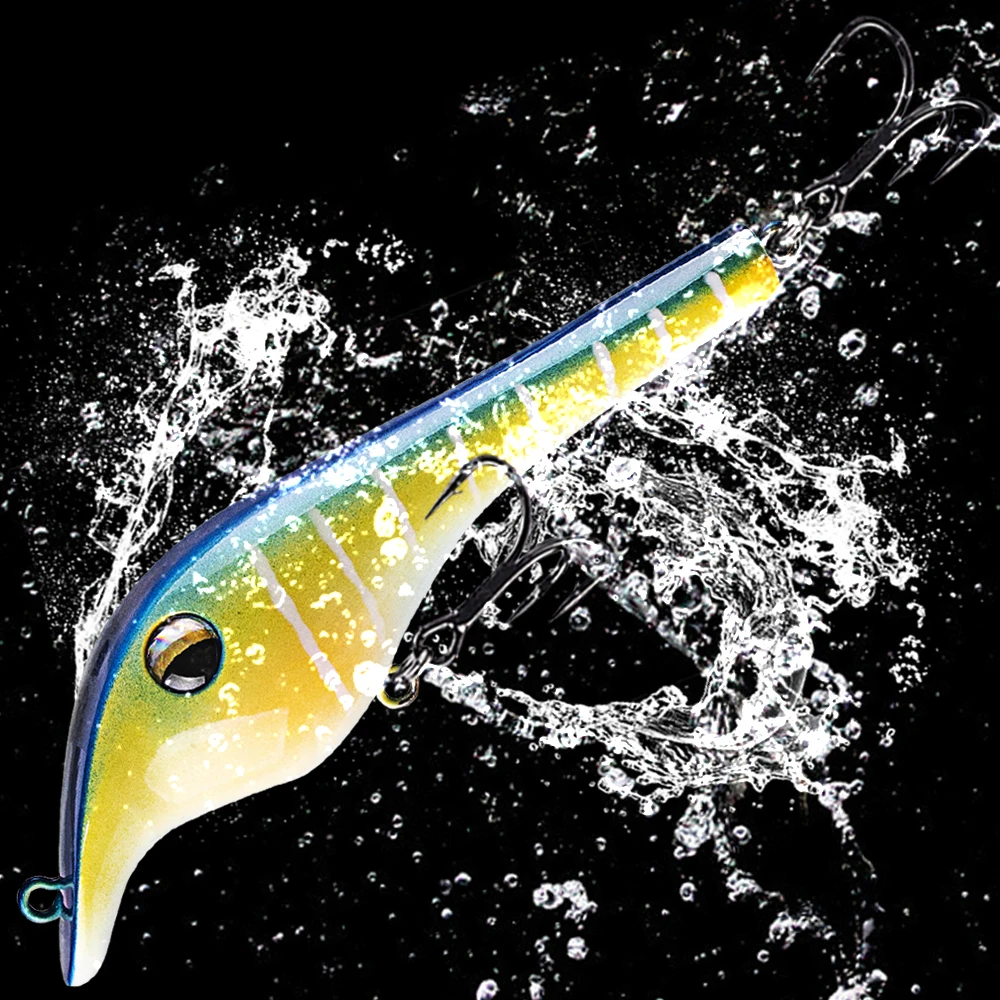 Chan's Huang 9CM Mini Sinking Jerkbait Angelköder Wobbler Schwimmender kleiner künstlicher harter Babyköder Hecht Moschus Killer Tackle – Detail 7