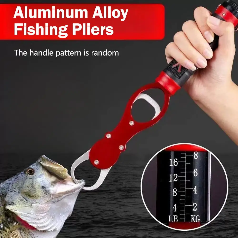 

Рыболовный захват-липгриппер с весами, портативные алюминиевые рыболовные щипцы-захваты для рыбы, аксессуары для рыбалки
