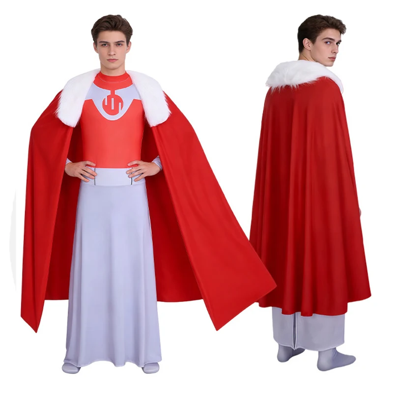 

Anime Invincible Thragg Cosplay Costume Jumpsuit with Cloak Adult Viltrumite Roleplay Outfit for Halloween Carnival Fancy Dress