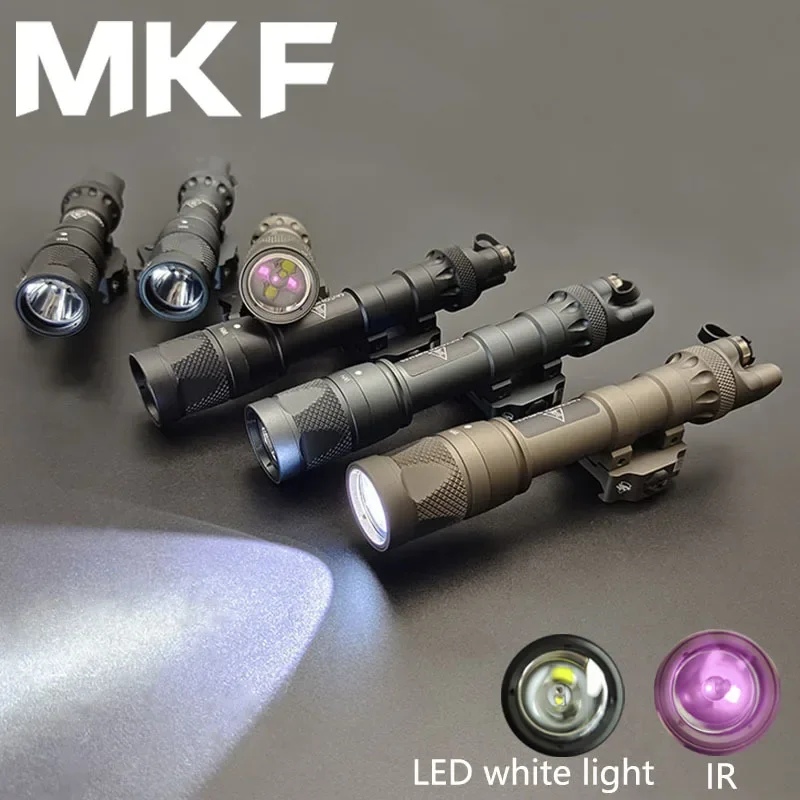 Tactic SF M323V M622V Weapon Light White LED+IR Fill Light Outdoor Hunting Flashlight With QD Quick Release Mount Remote Switch