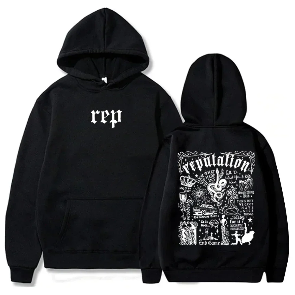 Taylor Reputation Hoodie Pop Music Hoodie Taylor Music Sweatshirt Music Lovers Gift Swift Pullover Tops Streetwear