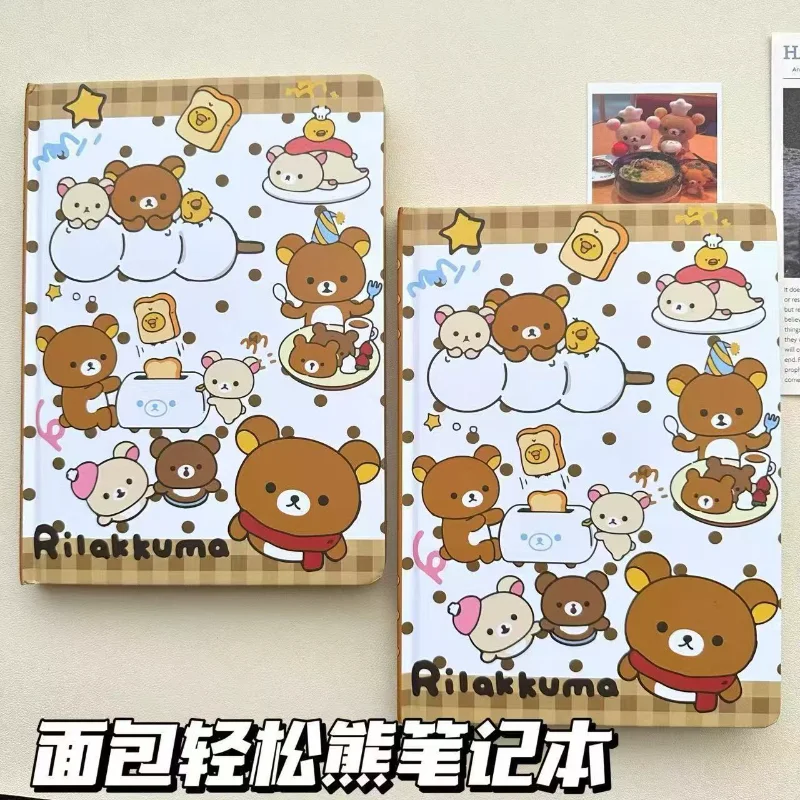 

Новый блокнот Rilakkuma с милым рисунком A5, дневник с медведем для отдыха, студенческий школьный блокнот, офисные канцелярские принадлежности, горячая распродажа, подарки