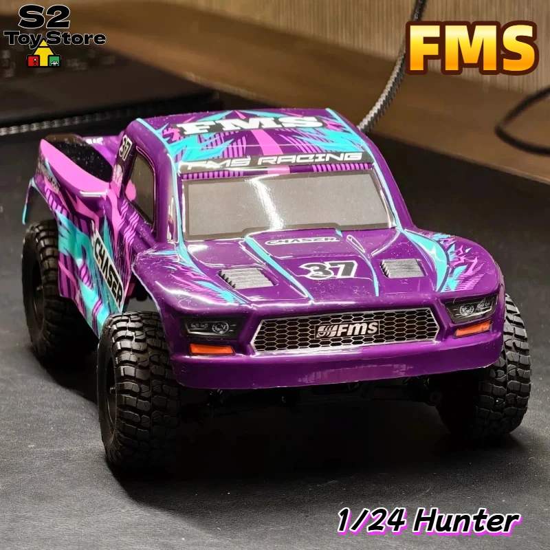 FMS 1/24 Chaser RTR RC Short Course Truck 4WD High Speed Variable Speed Professional Remote Control Off Road Hobby Model Vehicle