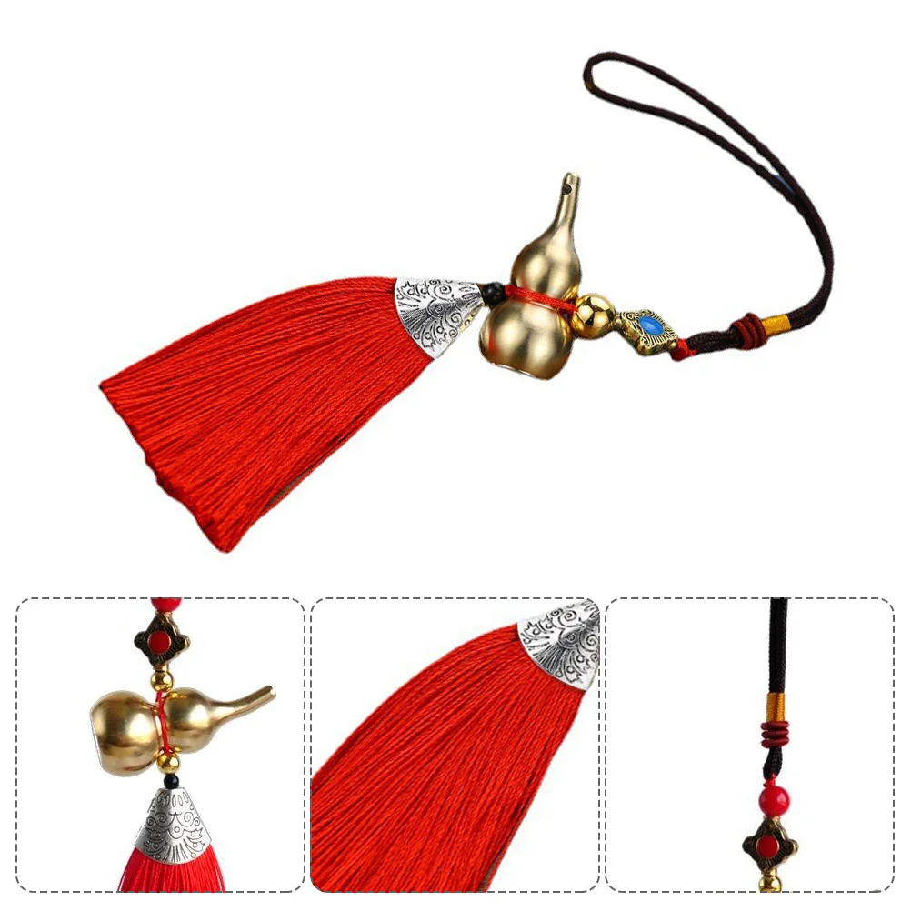 Pendant Chinese Knot Tassel Calabash Decor Rear View Mirror Hanging Accessories Hulu Car Gourd Ornaments