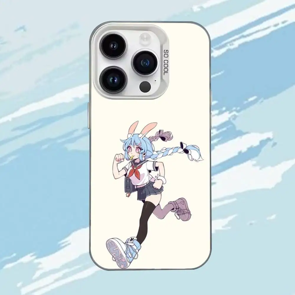 U-Usada Pekora  Phone Case For iPhone 17,16,15,14,13,12,11,Mini,Pro,E,MAX White Matte Shockproof Cover