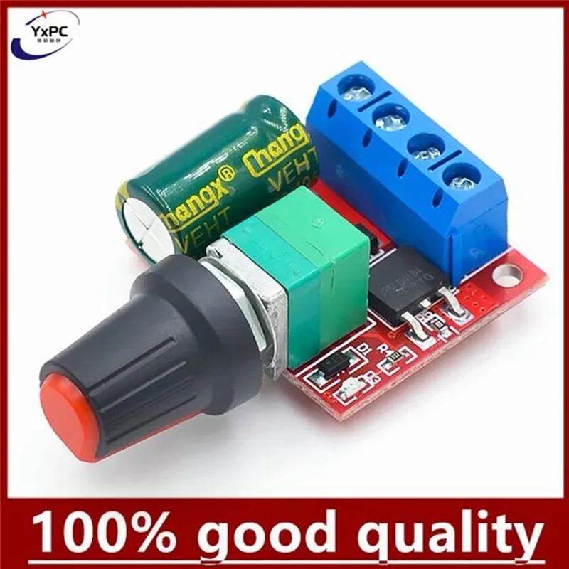 5A 90W PWM 12V DC Motor Speed Controller Module DC-DC 4.5V-35V Adjustable Speed Regulator Control Governor Switch 24V
