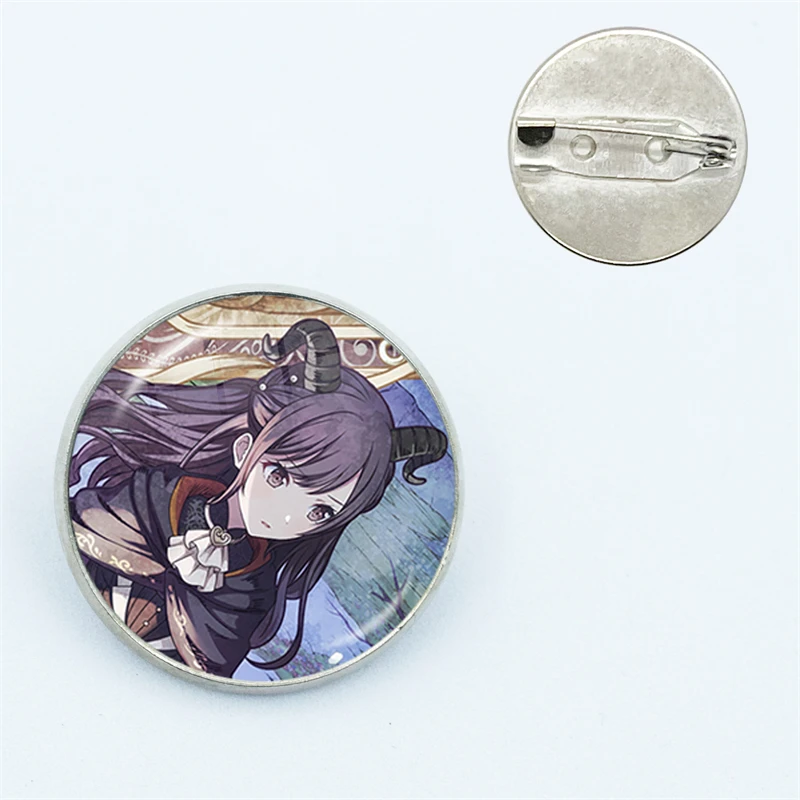 Project SEKAI Anime Shinonome Ena Enanan Pin Glass Gems Metal Pin For Clothes Hat Accessories