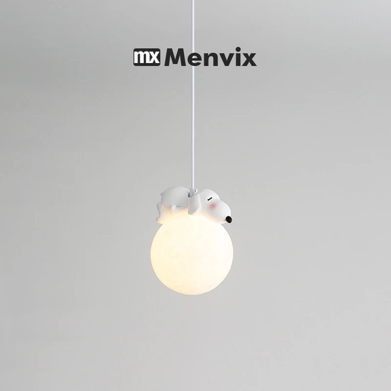 Creative Cartoon Animals LED Hanging Chandelier for Living Room Kid’s Bedroom Bedside Lamps Home-appliance Decor Pendant Lights