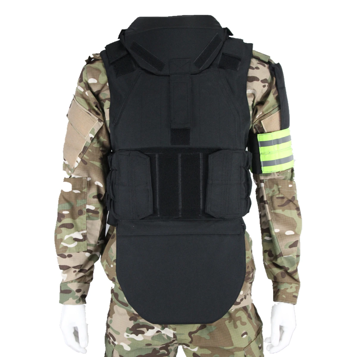 Russia DF-2 Airsoft Tactical Vest Black/Green Neck Guard Lower Body Protection Equipment Reproduce