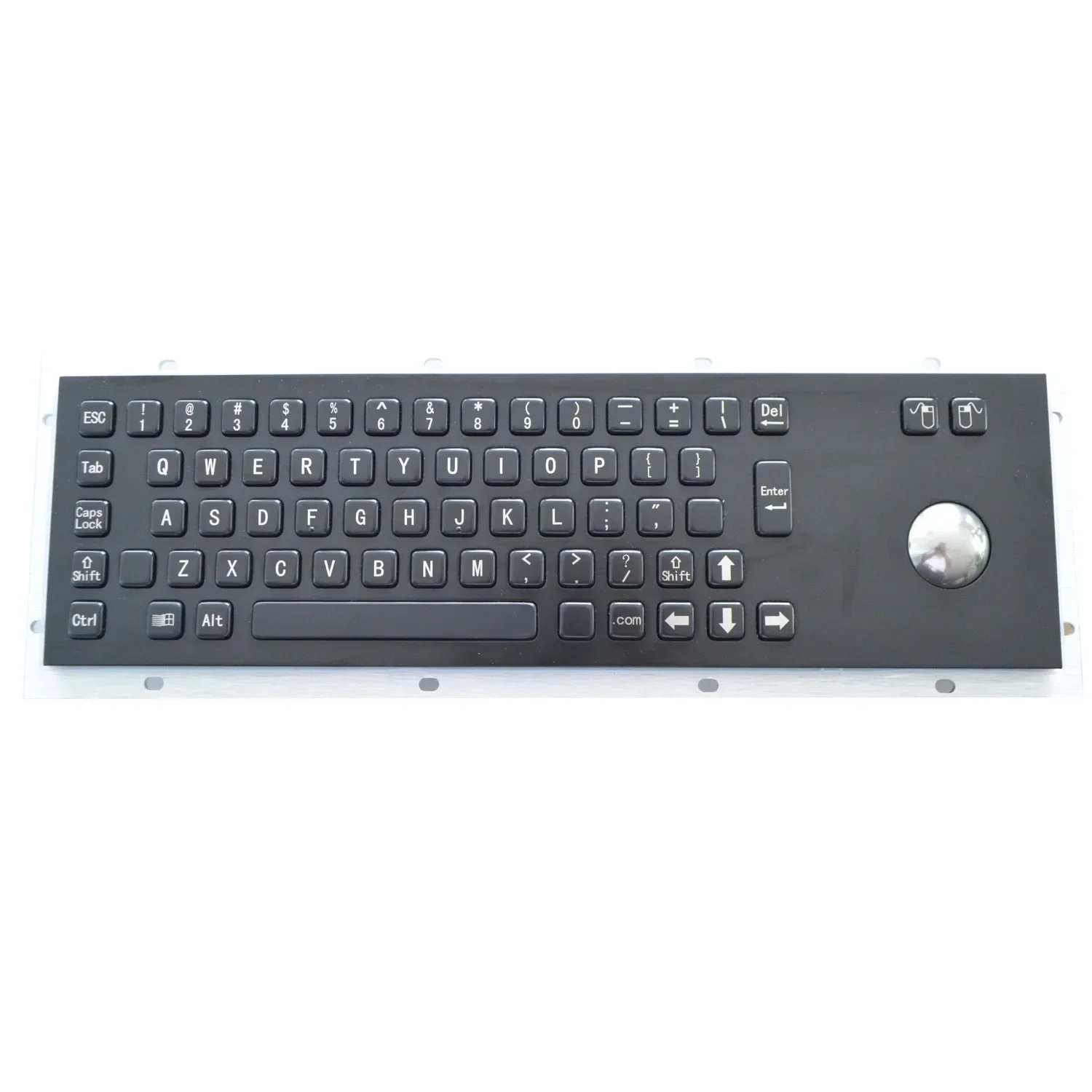 

High Quality Tablet Pc Computer Metal Keyboard For Ipad Mini Steel Backlit Panel With Trackball Mouse