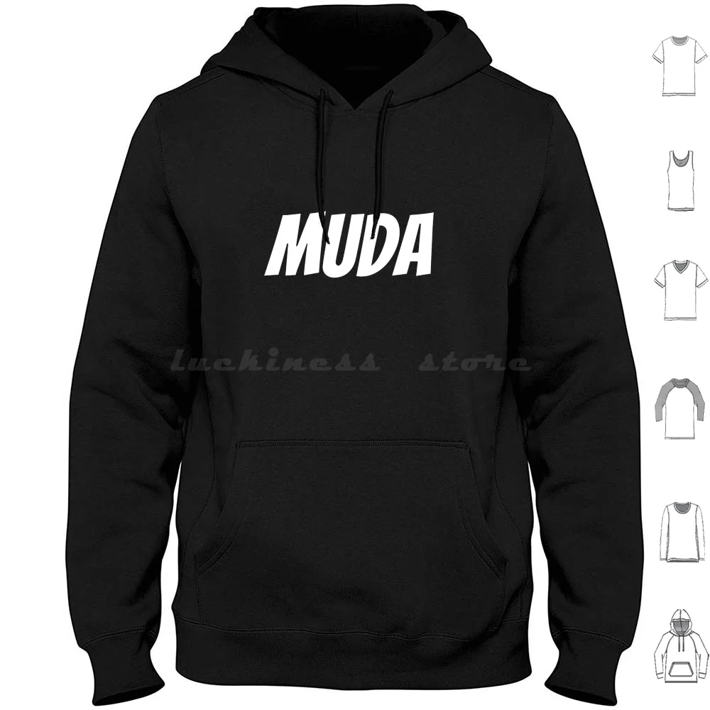 Giorno Muda Muda Hoodie Cotton Long Sleeve Japan Japanese Anime Fan Jjba Meme Engrish Manga Culture Fandom Jojos