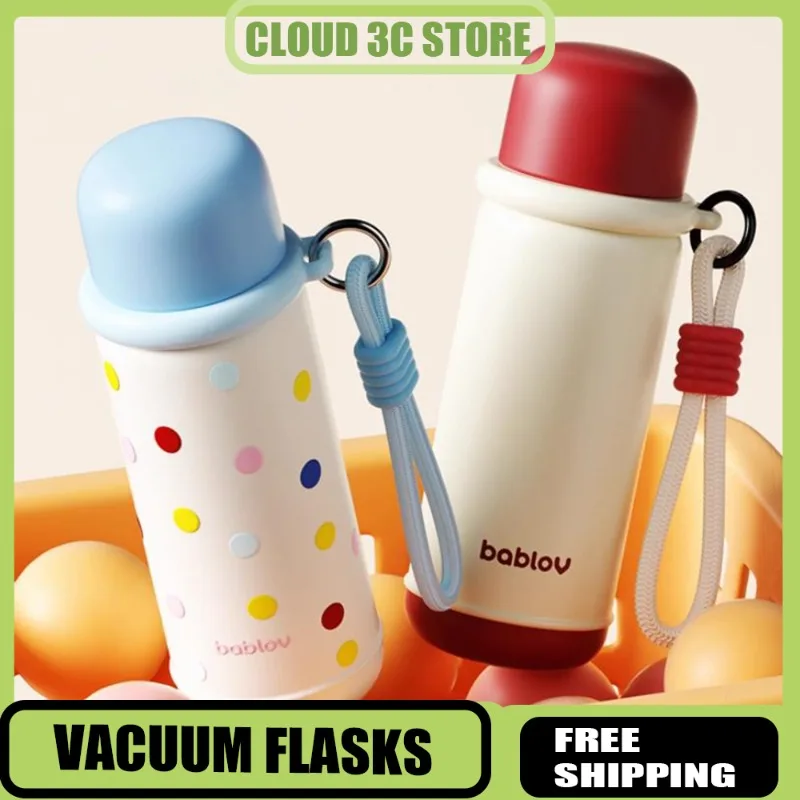 

Bablov 540ml Thermos Bottles Stainless Steel Insulated Water Cup Leak-proof Coffee Milk Tea Mugs Thermal Cup with Tea Strainer