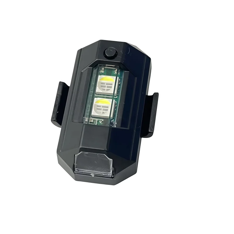 Luz intermitente de vuelo nocturno universal de 7 colores para avión, motocicleta, drone, coche, luz de señal de advertencia