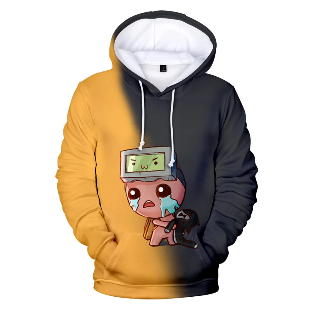 2022 New Kawaii Anime The Binding Of Isaac Hoodie Men Women Manga Hoodies Oversized Hip Hop Boys girls Hooded Kids Anime Clothes