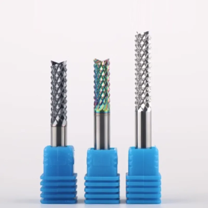 GAMONT PCB 컬러 코팅 텅스텐 스틸 카바이드 옥수수 엔드밀, 알루미늄 CNC 조각 기계 밀링 커터 도구