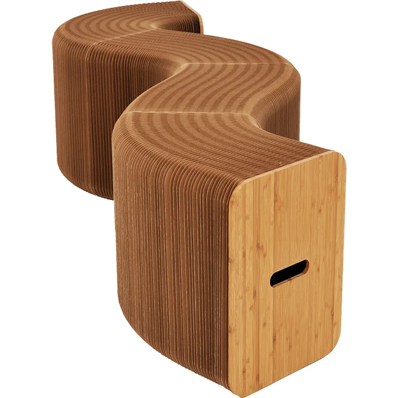 

Shoe changing stool Telescopic folding bench Bedside stool can be stacked Creative multi-functional home low stool home