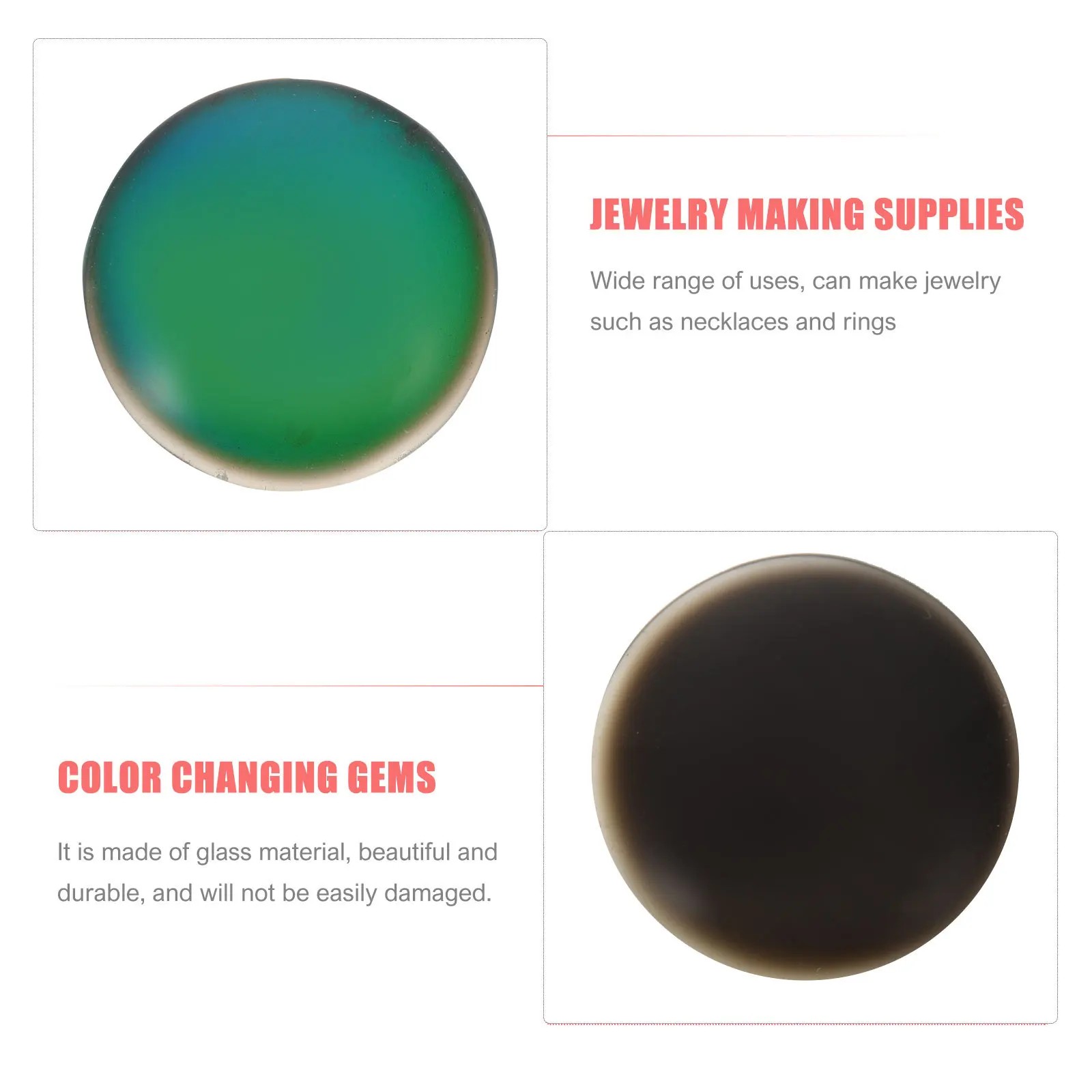 

10pcs Changing Patches Glass Cabochons For Diy Jewelry Making Supplies Craft Oval Glass Patches Lovers Accessories Set