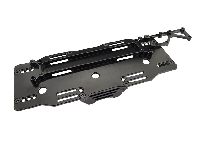 Hot Racing Aluminum Battery Tray Set With Receiver Box Mount Fits 6S or 8S LiPo Battery