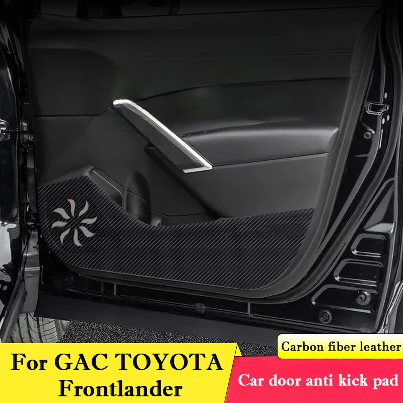 For TOYOTA Frontlander Car Door Anti Kick Pad Door Panel Protective Sticker Anti Stepping and Anti Dirt Mat Auto Accessories