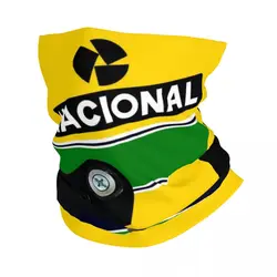 Senna-Casco Ayrton Senna para hombre y mujer, accesorios de bufanda, coches de carreras de cuello para polaina, Bandana de senderismo para verano, Unisex para todas las estaciones