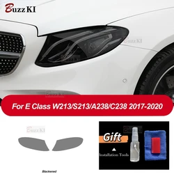 Car Headlight Protective Film Taillight Transparent TPU Sticker For Mercedes Benz E Class W213 S213 A238 C238 E63 AMG 2017-2020