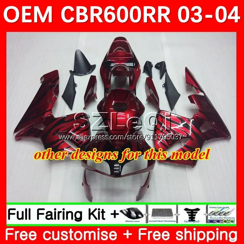 Injection Body + Decal For HONDA CBR600 CBR 600CC 600RR 600 RR CC Silver black F5 03 04 36No.10 CBR600RR 2003 2004 OEM Fairings