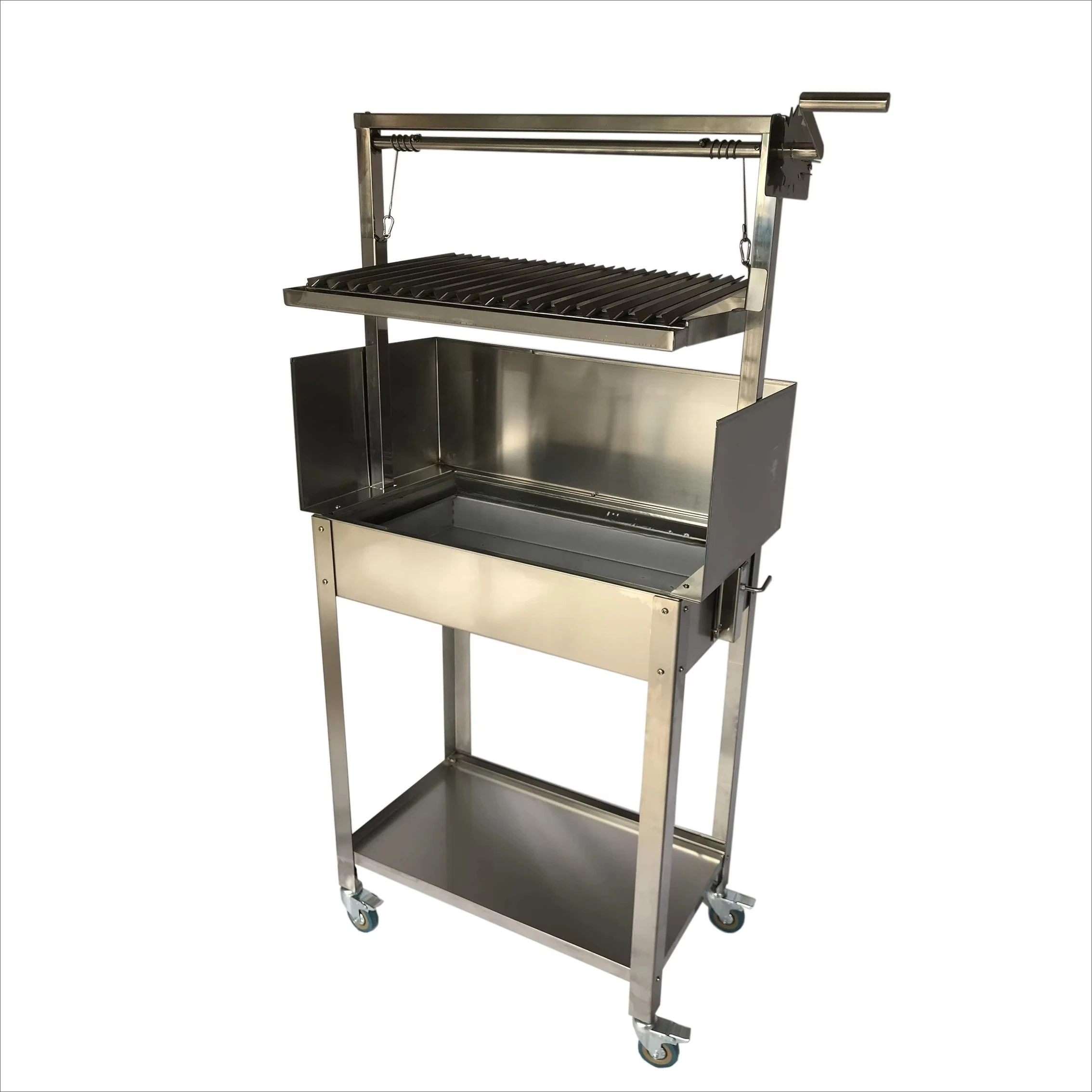 

Argentine Grill Outdoor Santa Maria Grill Height Adjustable with Windshield