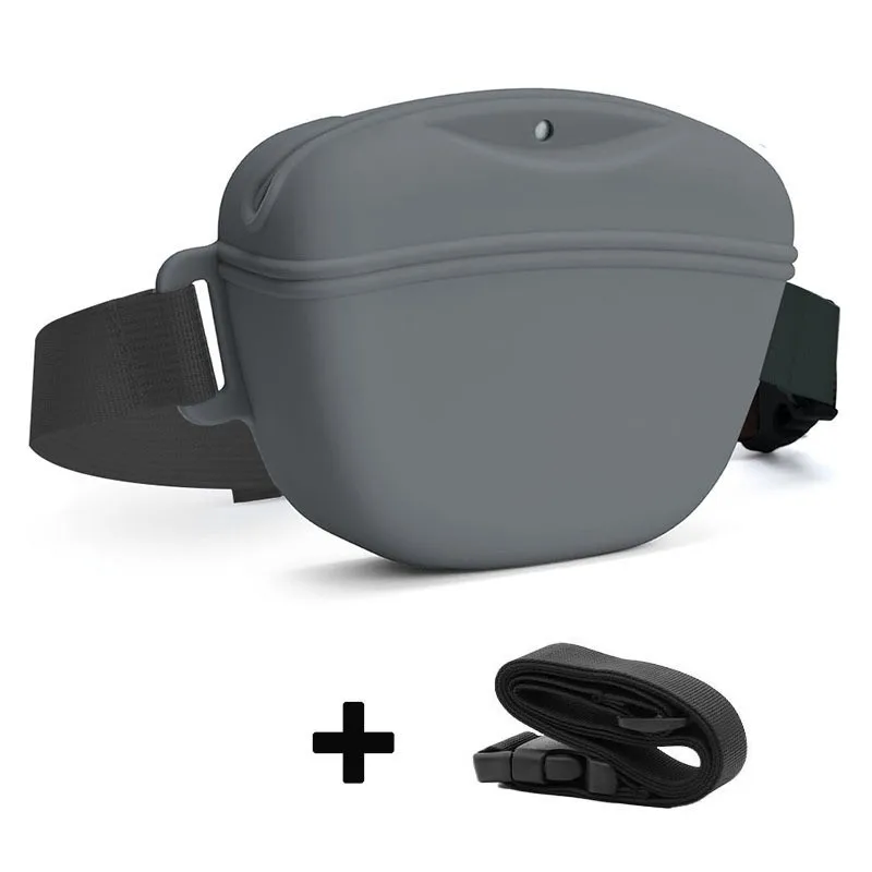 1x Silikon-Leckerlibeutel für Hunde, tragbare Hundetraining-Gürteltasche, Outdoor-Futterbeutel für Welpen, Snack-Beutel, Belohnungsbeutel mit Gürtel – Detail 9