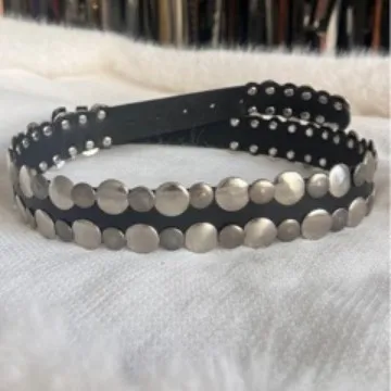 Unique Handmade Rivet Heavy-Duty Punk Hip-Hop Hot Girl Belt Versatile