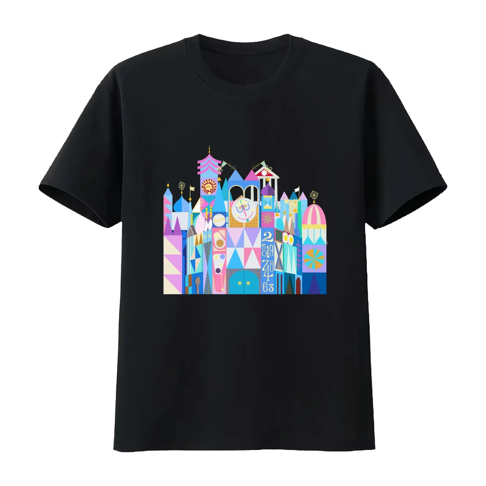 Tokyo Small World After All T-Shirt Summer Casual Cotton Tee Oversized Streetwear Tops Vintage Graphic Print 100% Cotton