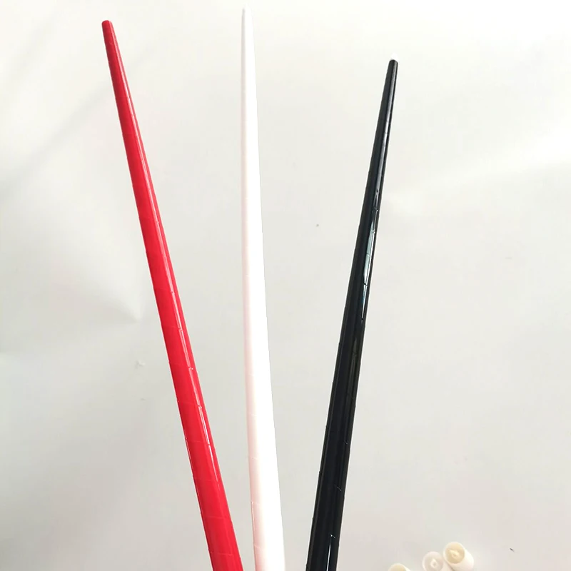 Triple Color Changing Cane White Red Black Magic Tricks Magician Stage Gimmick Props Accessories Comedy Cane to Silk Magia