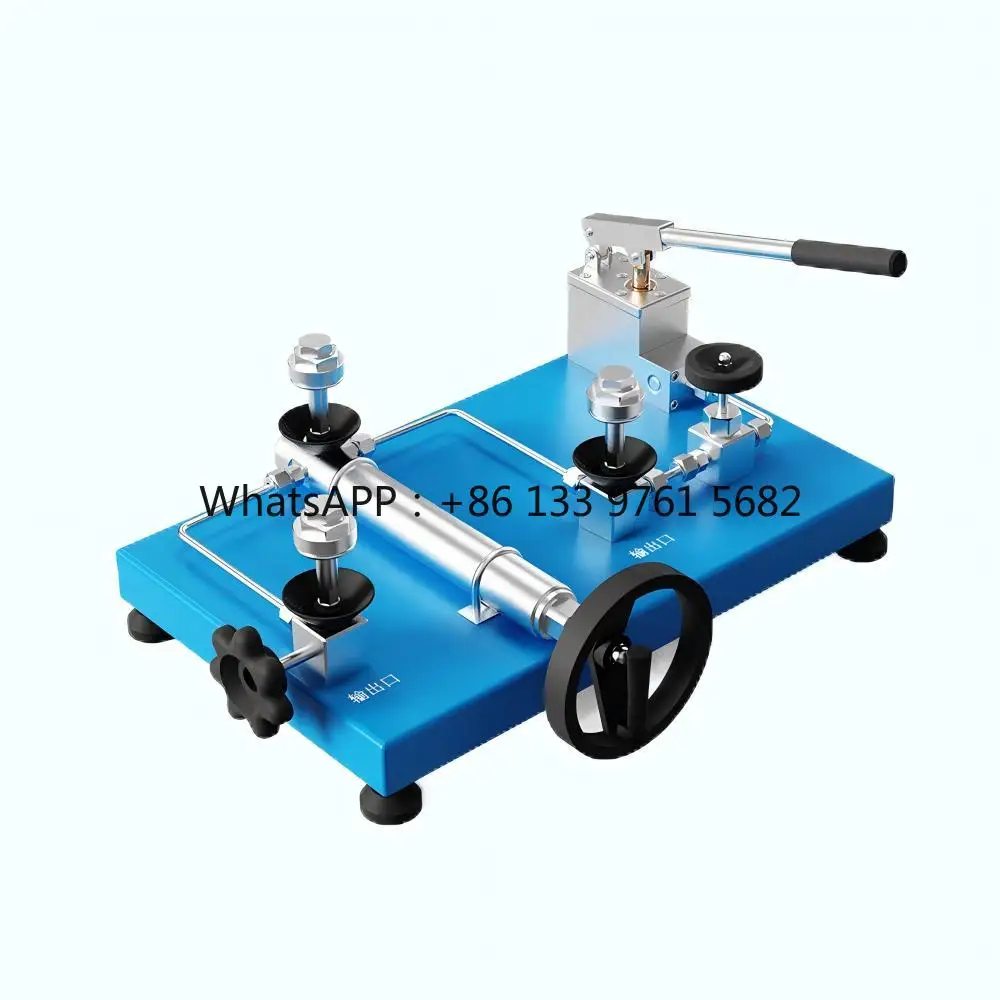 

YH120TW Laboratory Metrology Testing Equipment Manual Air Pressure Source Bench Type Pneumatic Vacuum Pressure Calibration Pump