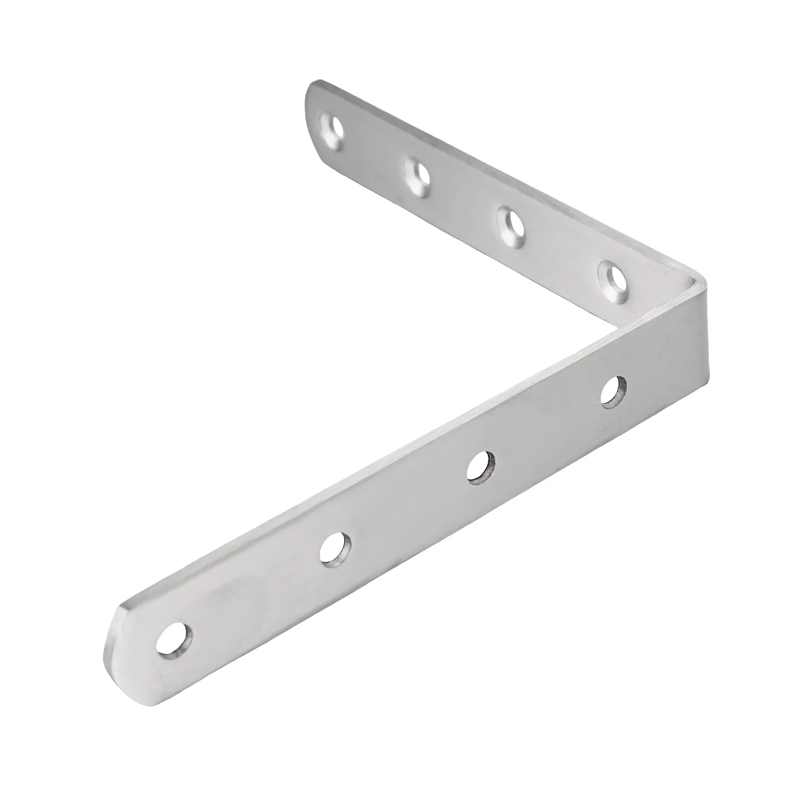 Heavy Duty Countertop Shelf L Bracket Stainless Steel Joint Right Angle Bracket with Screws for Shelving Shelf Supports