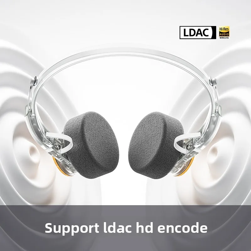 

FiiO EH11 Retro Bluetooth Over‑ear Headphones Portable Lightweight Design LDAC HD Bluetooth Codec High‑quality Music Headphones